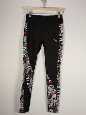 Puma DryCELL Leggings Womens Small Black Athletic Yoga Workout Pants